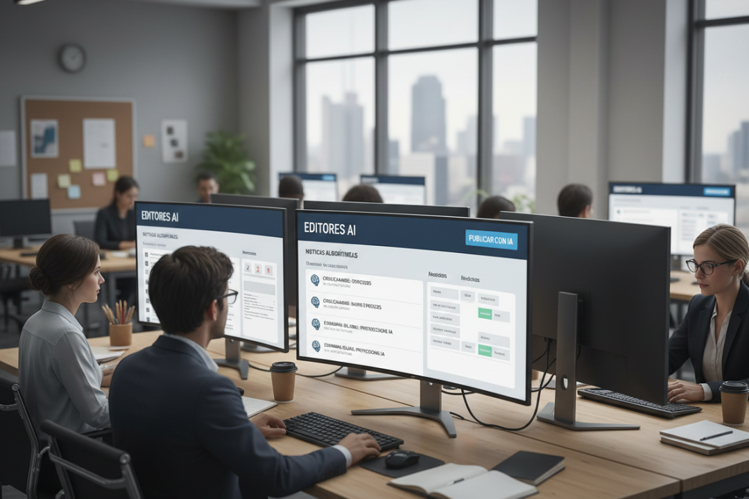 Firefly_Gemini Flash_plataforma de gestión y publicación de contenidos informativos basada en algoritmos d 357709